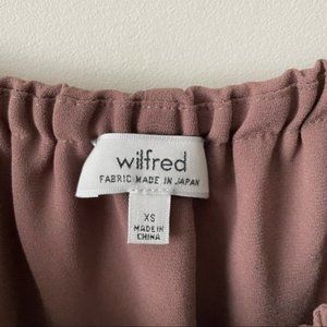 ARITZIA Wilfred Morel Off The Shoulder Blouse Womens XS